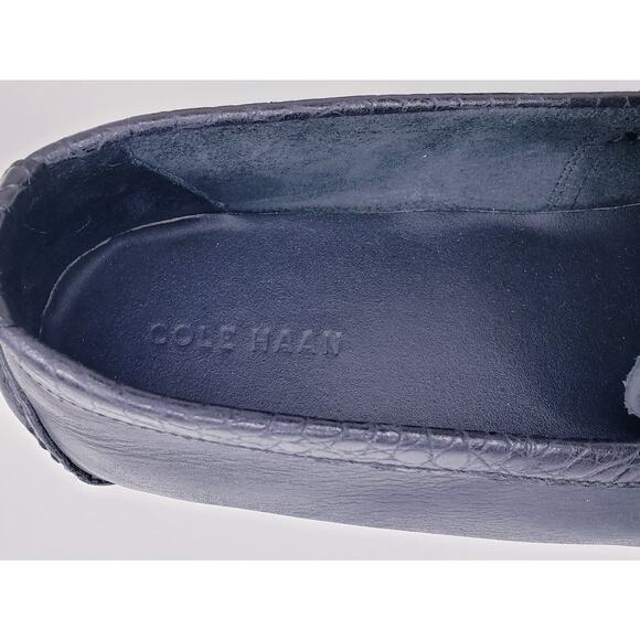 COLE HAAN Somerset Link Bit Loafers Black Leather Driving Shoes Men\'s Size 12M main image 12